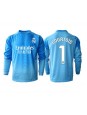 Real Madrid Thibaut Courtois #1 Brankářské Domácí Dres 2025-26 Dlouhý Rukáv Real Madrid Thibaut Courtois #1 Brankářské Domácí Dres 2025-26 Dlouhý Rukáv